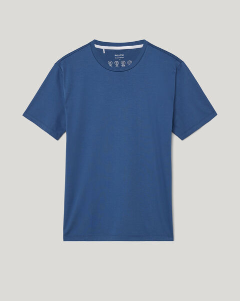 Slim Travel Tee, Blue, hi-res